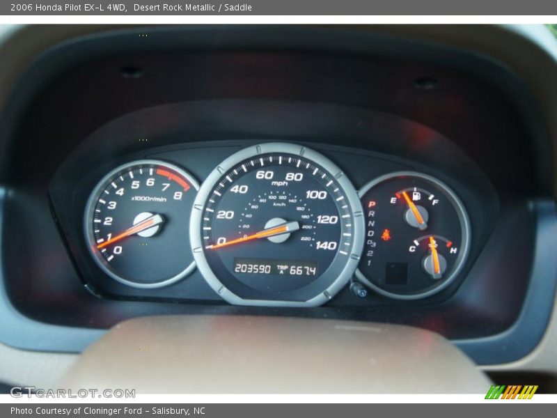 Desert Rock Metallic / Saddle 2006 Honda Pilot EX-L 4WD