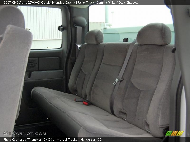 Summit White / Dark Charcoal 2007 GMC Sierra 2500HD Classic Extended Cab 4x4 Utility Truck