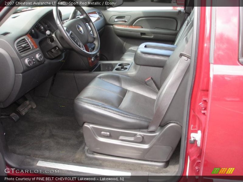  2007 Avalanche LT 4WD Ebony Interior
