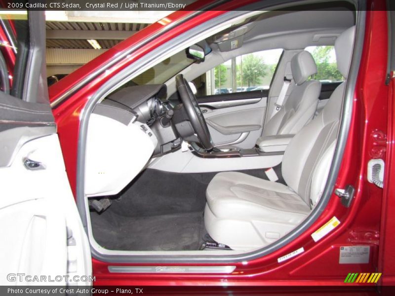 Crystal Red / Light Titanium/Ebony 2009 Cadillac CTS Sedan