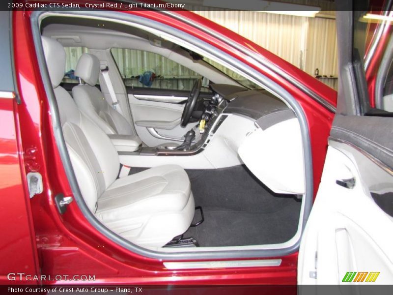 Crystal Red / Light Titanium/Ebony 2009 Cadillac CTS Sedan