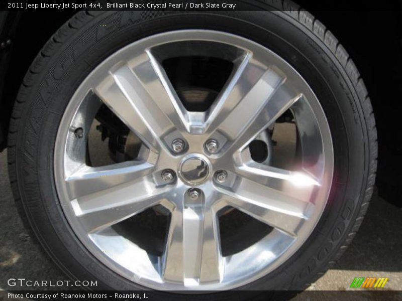 Brilliant Black Crystal Pearl / Dark Slate Gray 2011 Jeep Liberty Jet Sport 4x4