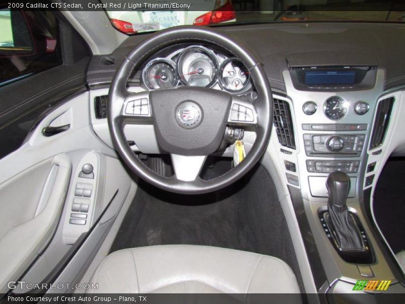 Crystal Red / Light Titanium/Ebony 2009 Cadillac CTS Sedan