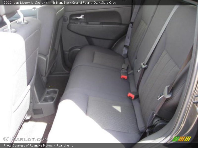 Brilliant Black Crystal Pearl / Dark Slate Gray 2011 Jeep Liberty Jet Sport 4x4