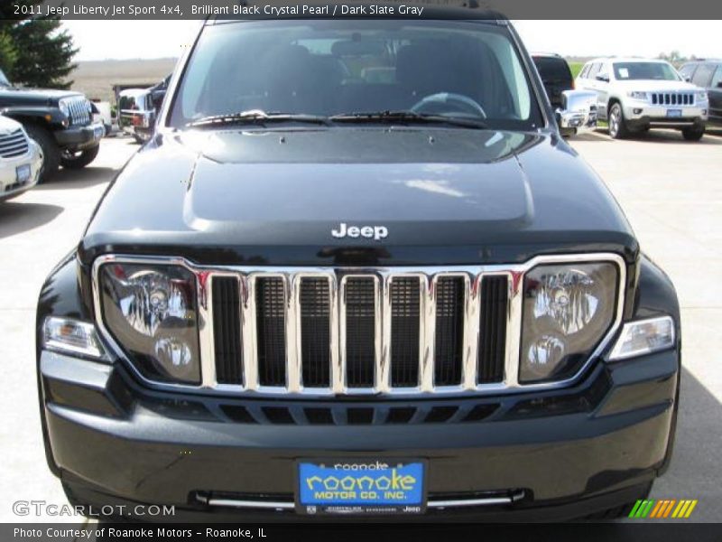 Brilliant Black Crystal Pearl / Dark Slate Gray 2011 Jeep Liberty Jet Sport 4x4