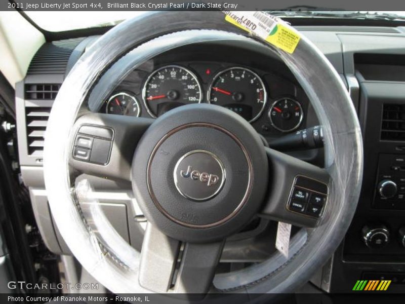 Brilliant Black Crystal Pearl / Dark Slate Gray 2011 Jeep Liberty Jet Sport 4x4