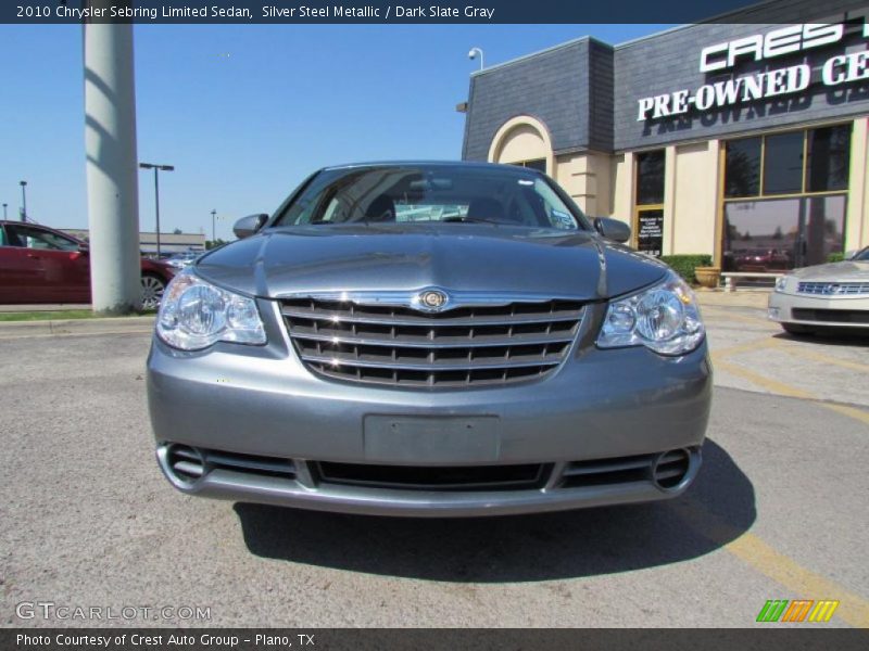 Silver Steel Metallic / Dark Slate Gray 2010 Chrysler Sebring Limited Sedan
