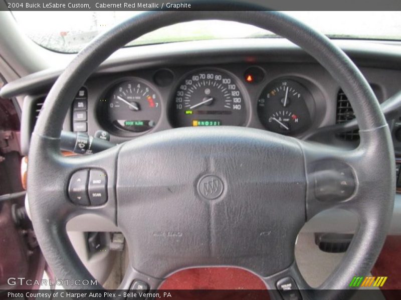 Cabernet Red Metallic / Graphite 2004 Buick LeSabre Custom