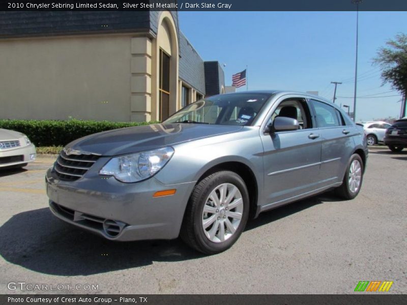 Silver Steel Metallic / Dark Slate Gray 2010 Chrysler Sebring Limited Sedan