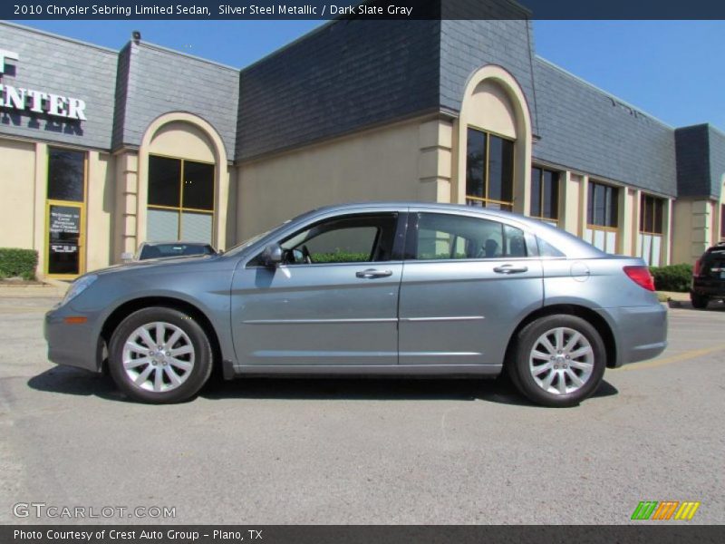Silver Steel Metallic / Dark Slate Gray 2010 Chrysler Sebring Limited Sedan