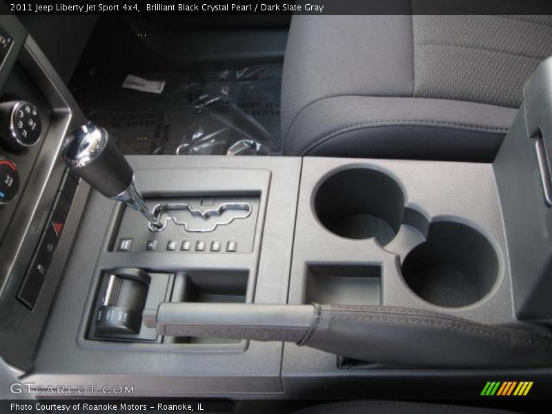 Brilliant Black Crystal Pearl / Dark Slate Gray 2011 Jeep Liberty Jet Sport 4x4