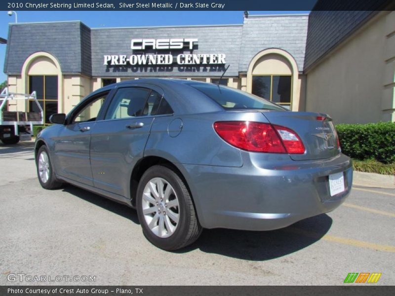 Silver Steel Metallic / Dark Slate Gray 2010 Chrysler Sebring Limited Sedan