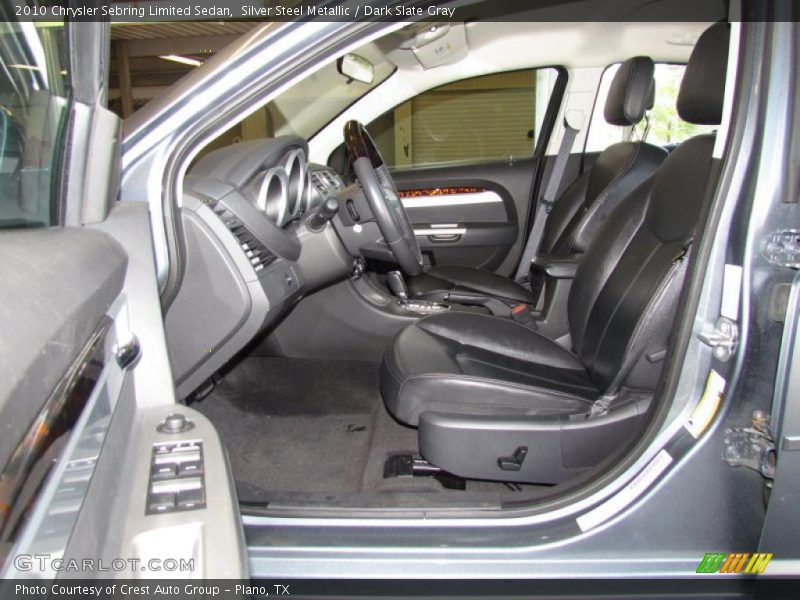 Silver Steel Metallic / Dark Slate Gray 2010 Chrysler Sebring Limited Sedan