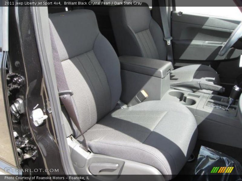 Brilliant Black Crystal Pearl / Dark Slate Gray 2011 Jeep Liberty Jet Sport 4x4