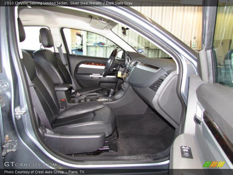 Silver Steel Metallic / Dark Slate Gray 2010 Chrysler Sebring Limited Sedan