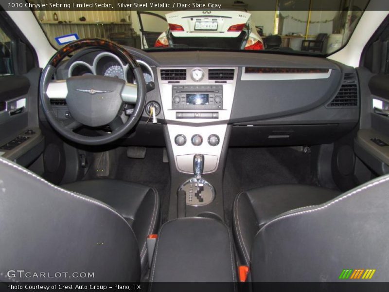 Silver Steel Metallic / Dark Slate Gray 2010 Chrysler Sebring Limited Sedan