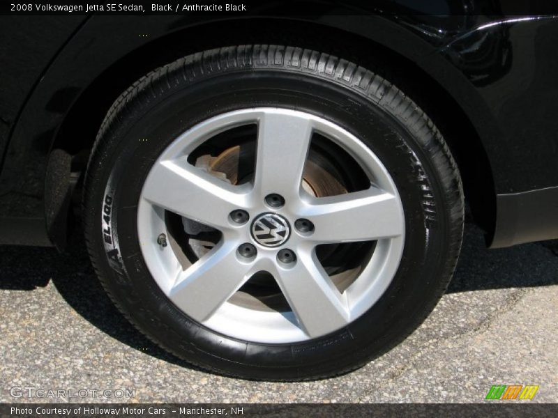 Black / Anthracite Black 2008 Volkswagen Jetta SE Sedan