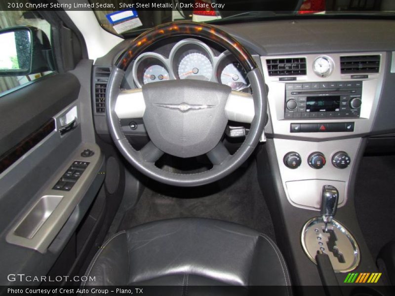 Silver Steel Metallic / Dark Slate Gray 2010 Chrysler Sebring Limited Sedan