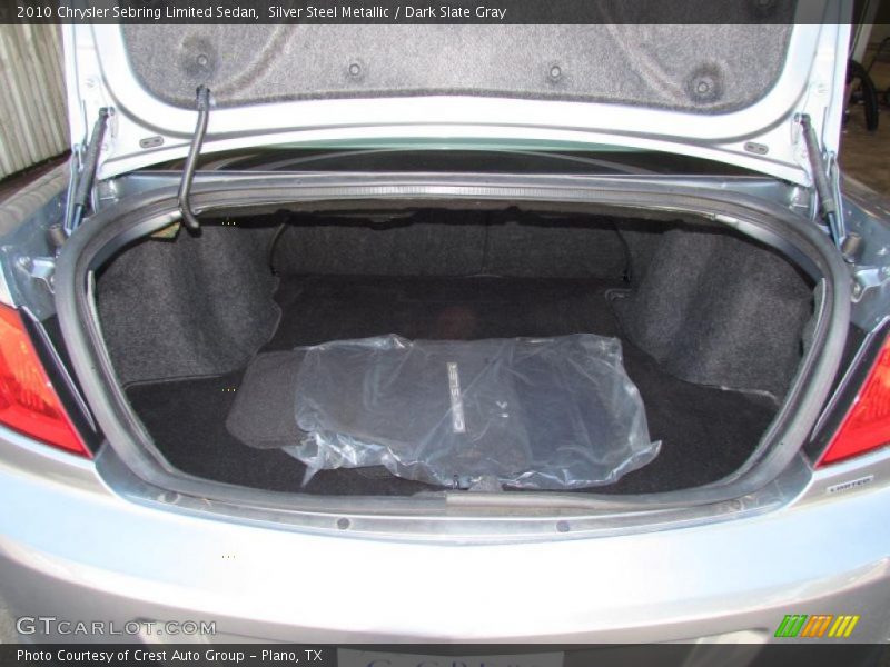 Silver Steel Metallic / Dark Slate Gray 2010 Chrysler Sebring Limited Sedan