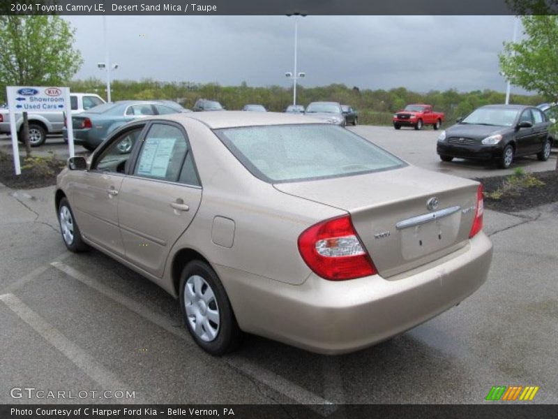 Desert Sand Mica / Taupe 2004 Toyota Camry LE