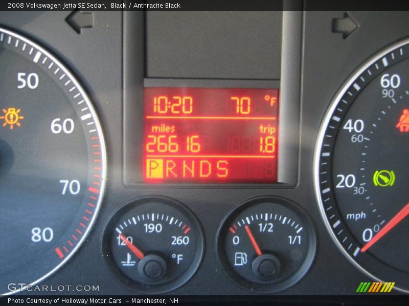 Black / Anthracite Black 2008 Volkswagen Jetta SE Sedan