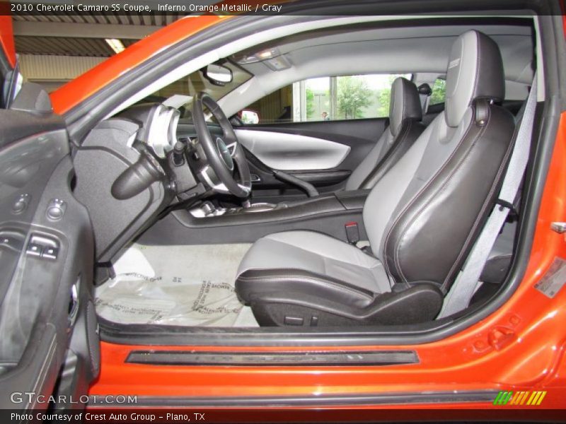  2010 Camaro SS Coupe Gray Interior