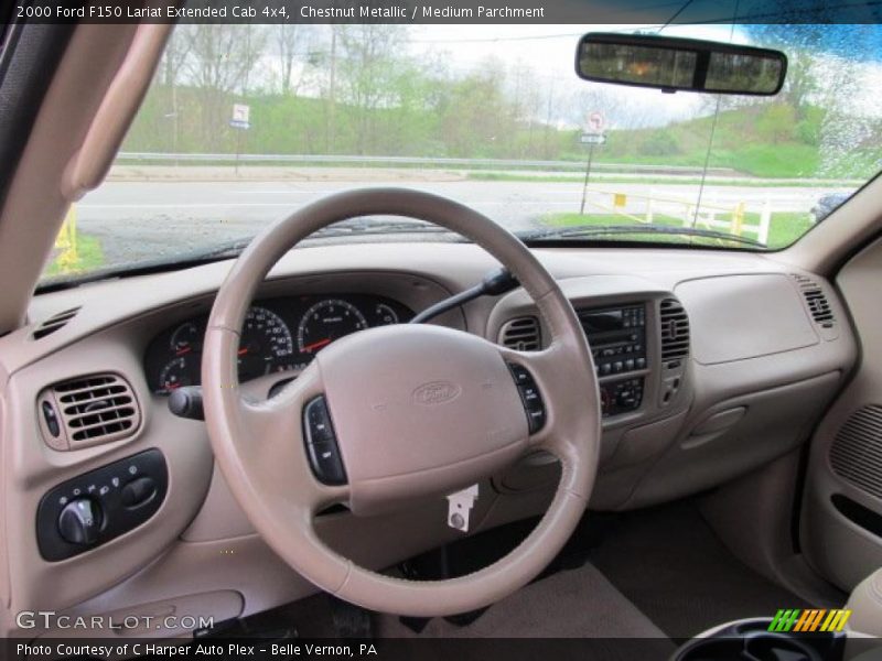 Chestnut Metallic / Medium Parchment 2000 Ford F150 Lariat Extended Cab 4x4