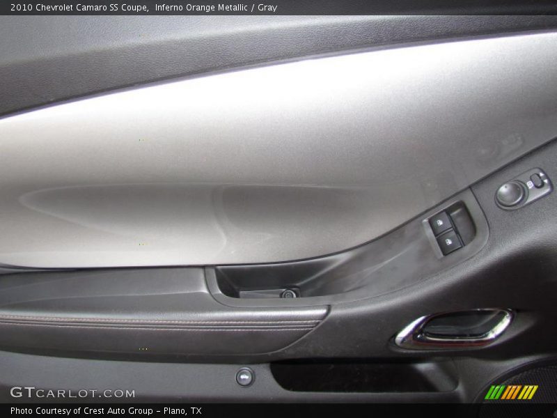 Inferno Orange Metallic / Gray 2010 Chevrolet Camaro SS Coupe