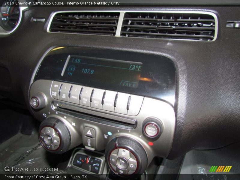 Controls of 2010 Camaro SS Coupe