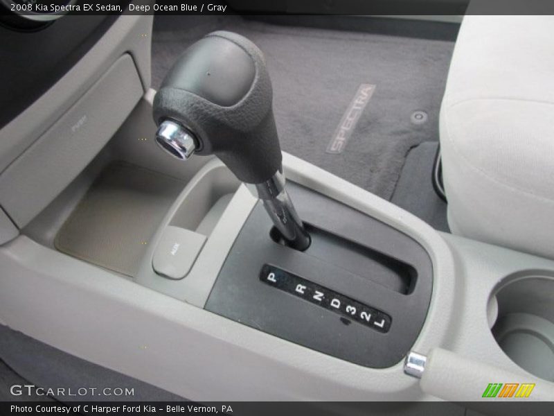 Deep Ocean Blue / Gray 2008 Kia Spectra EX Sedan