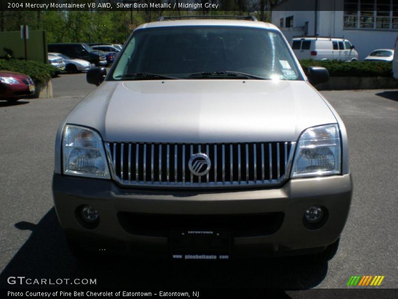 Silver Birch Metallic / Midnight Grey 2004 Mercury Mountaineer V8 AWD