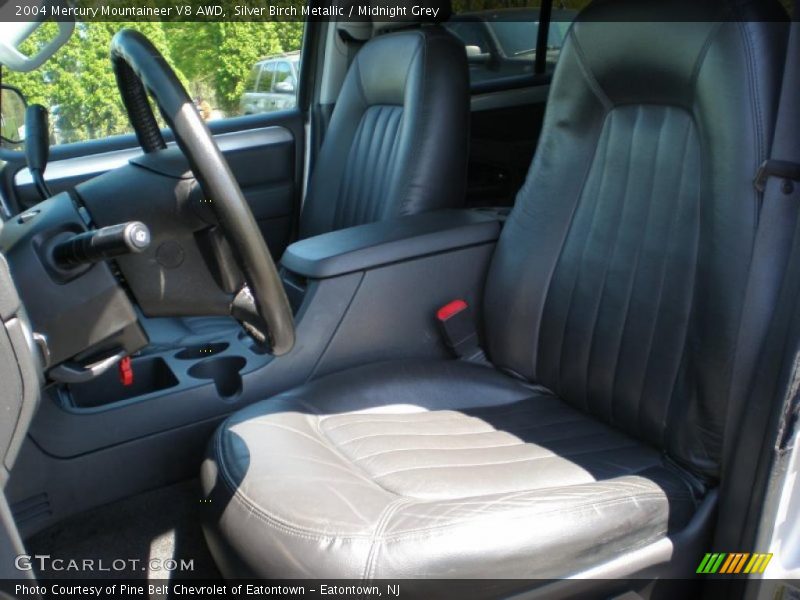Silver Birch Metallic / Midnight Grey 2004 Mercury Mountaineer V8 AWD