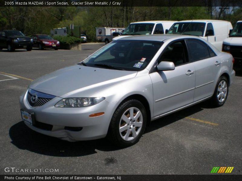 Glacier Silver Metallic / Gray 2005 Mazda MAZDA6 i Sport Sedan