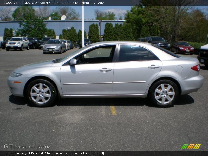 Glacier Silver Metallic / Gray 2005 Mazda MAZDA6 i Sport Sedan
