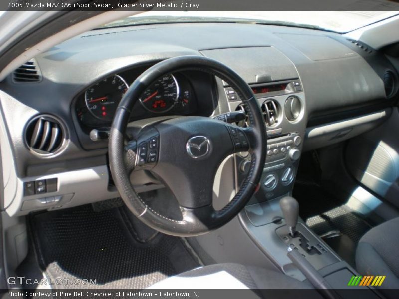 Glacier Silver Metallic / Gray 2005 Mazda MAZDA6 i Sport Sedan