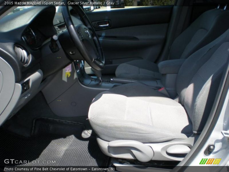 Glacier Silver Metallic / Gray 2005 Mazda MAZDA6 i Sport Sedan