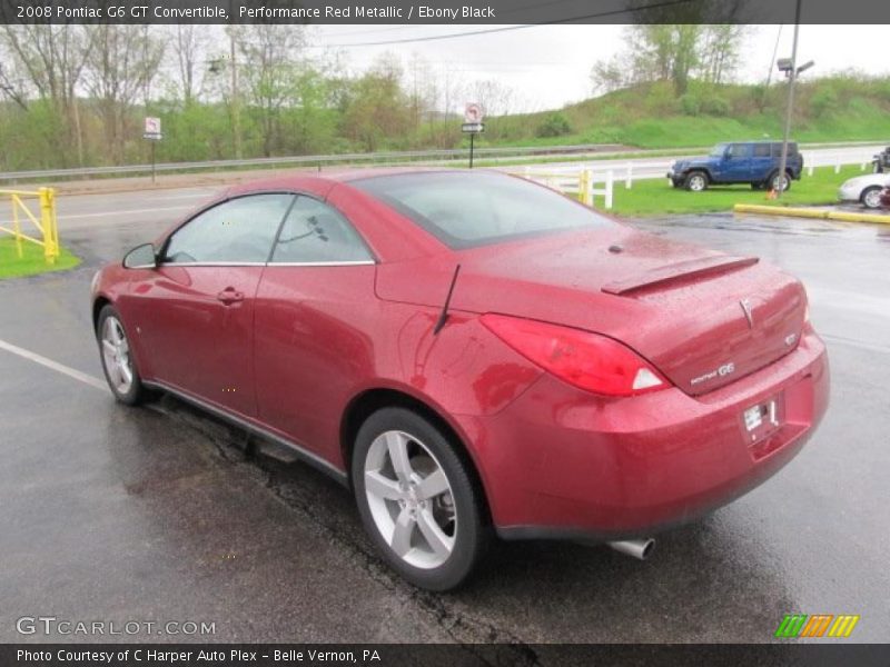  2008 G6 GT Convertible Performance Red Metallic