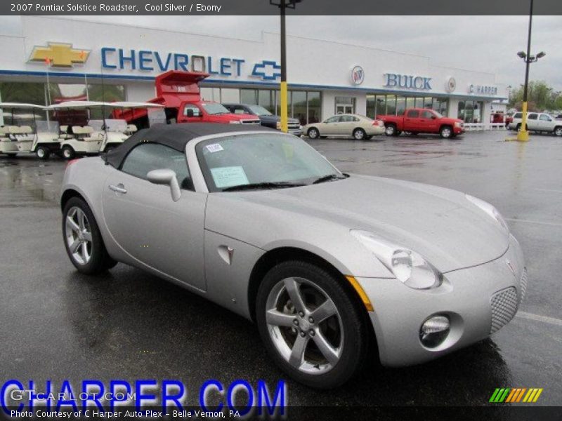 Cool Silver / Ebony 2007 Pontiac Solstice Roadster