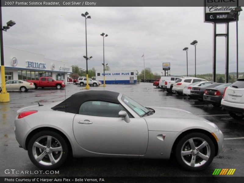 Cool Silver / Ebony 2007 Pontiac Solstice Roadster