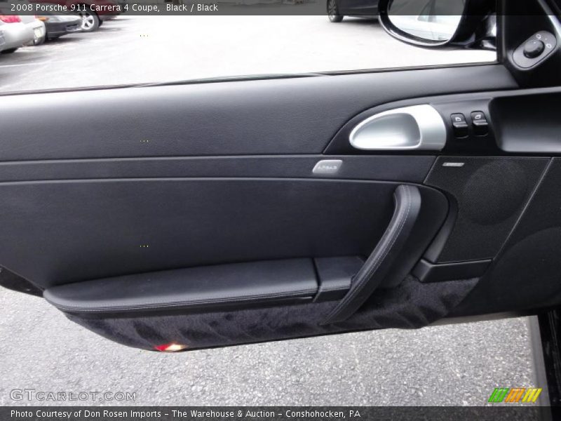 Black / Black 2008 Porsche 911 Carrera 4 Coupe