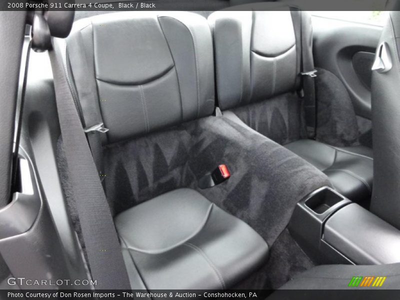 Black / Black 2008 Porsche 911 Carrera 4 Coupe