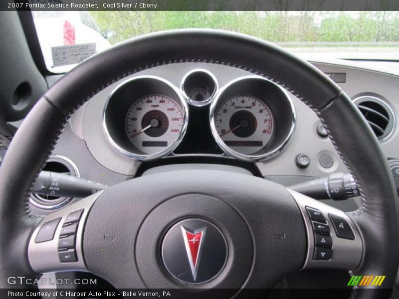 Cool Silver / Ebony 2007 Pontiac Solstice Roadster