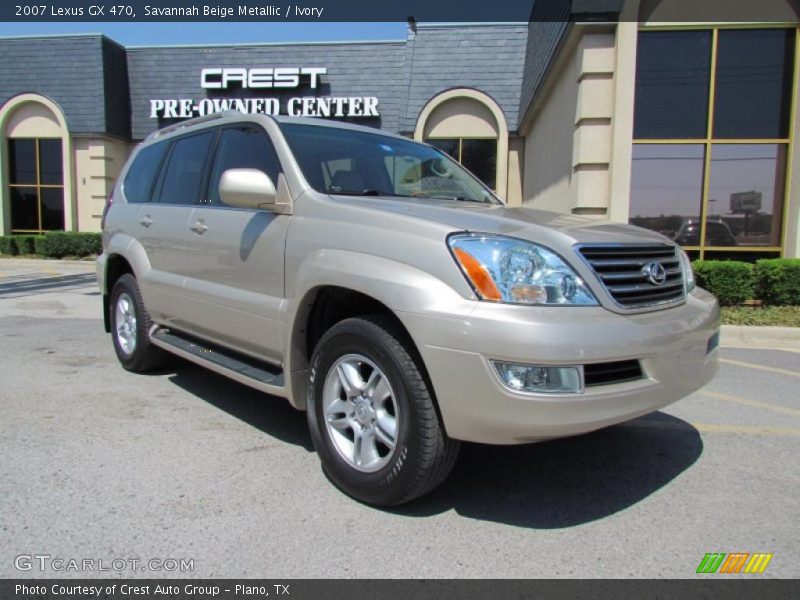 Savannah Beige Metallic / Ivory 2007 Lexus GX 470