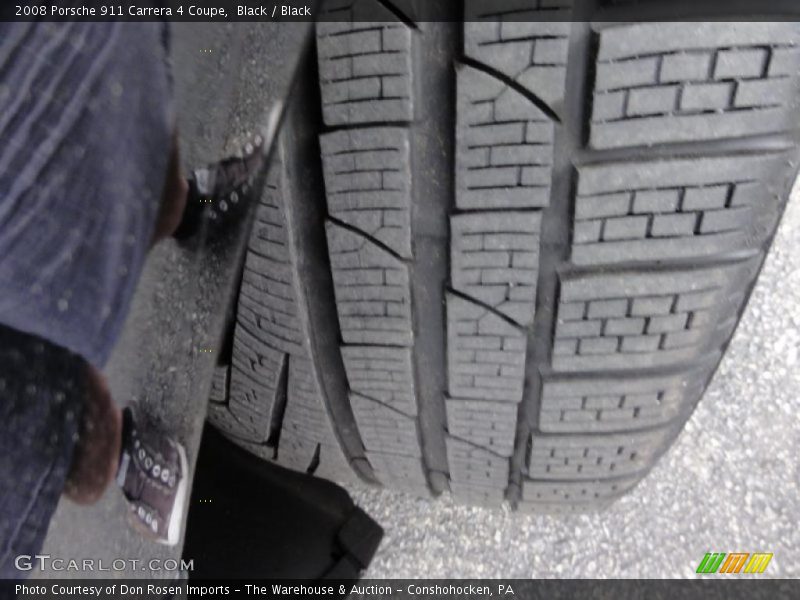 Black / Black 2008 Porsche 911 Carrera 4 Coupe
