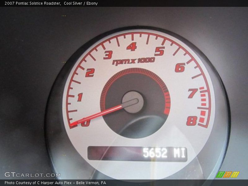 Cool Silver / Ebony 2007 Pontiac Solstice Roadster