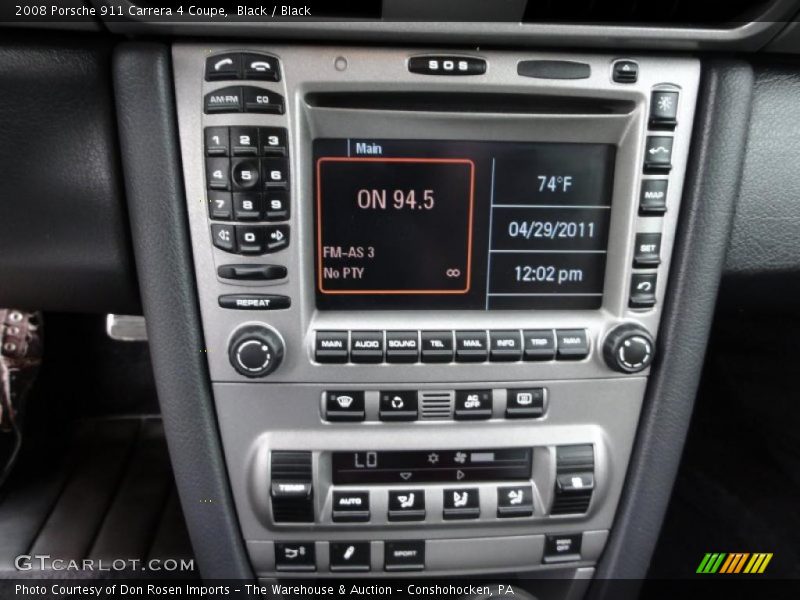Black / Black 2008 Porsche 911 Carrera 4 Coupe