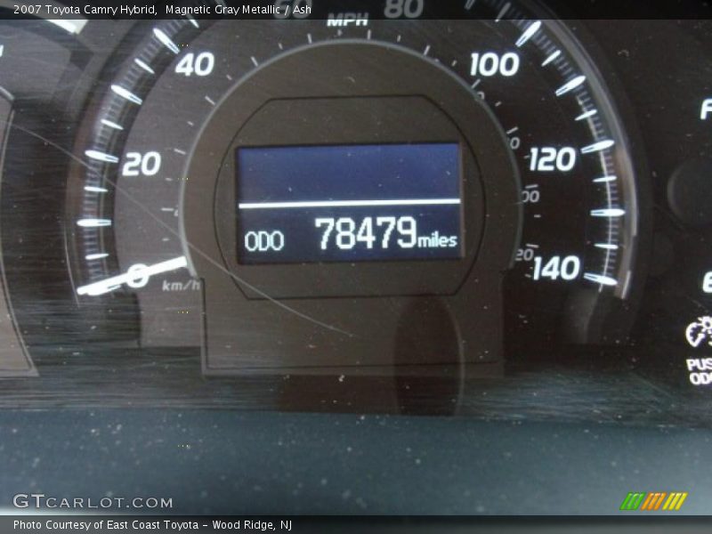 Magnetic Gray Metallic / Ash 2007 Toyota Camry Hybrid