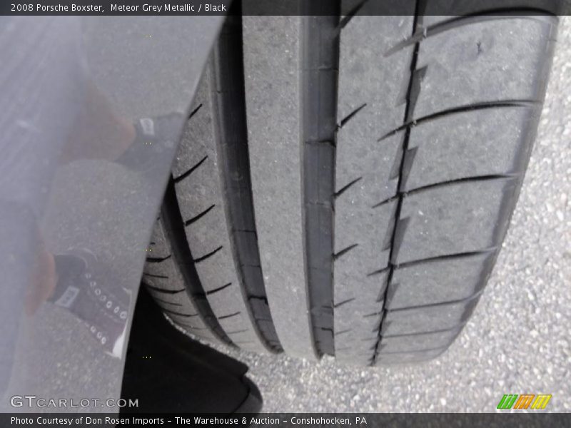 Meteor Grey Metallic / Black 2008 Porsche Boxster