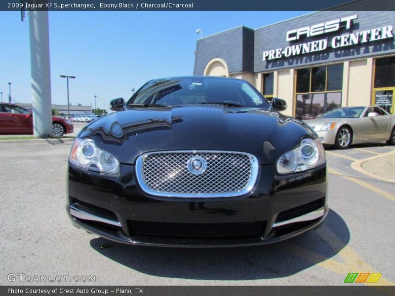 Ebony Black / Charcoal/Charcoal 2009 Jaguar XF Supercharged