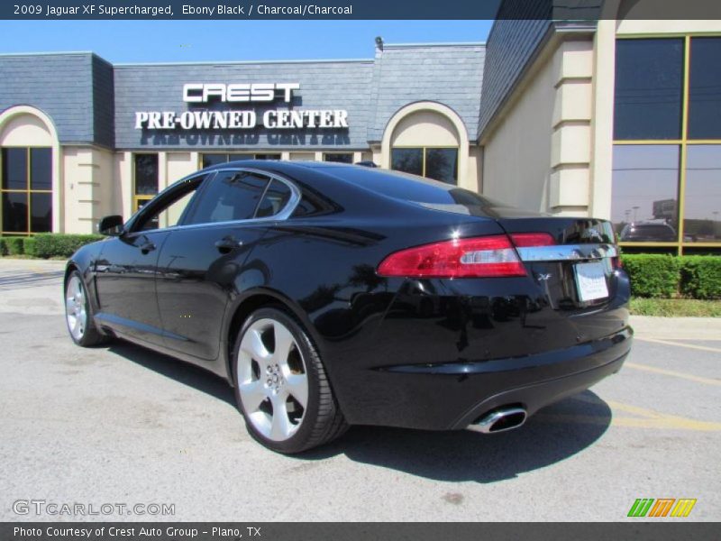 Ebony Black / Charcoal/Charcoal 2009 Jaguar XF Supercharged
